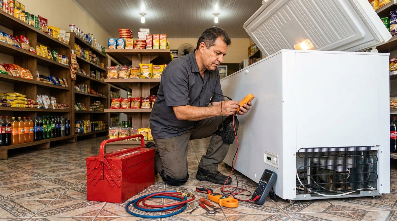 Ajuste de Temperatura do Freezer em Belém‑PA